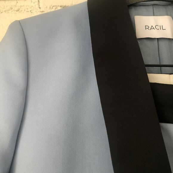 RACIL JAMES WOOL SATIN SUIT - Picture 12 of 12